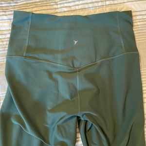 Old Navy high rise 7/8 length green leggings size large